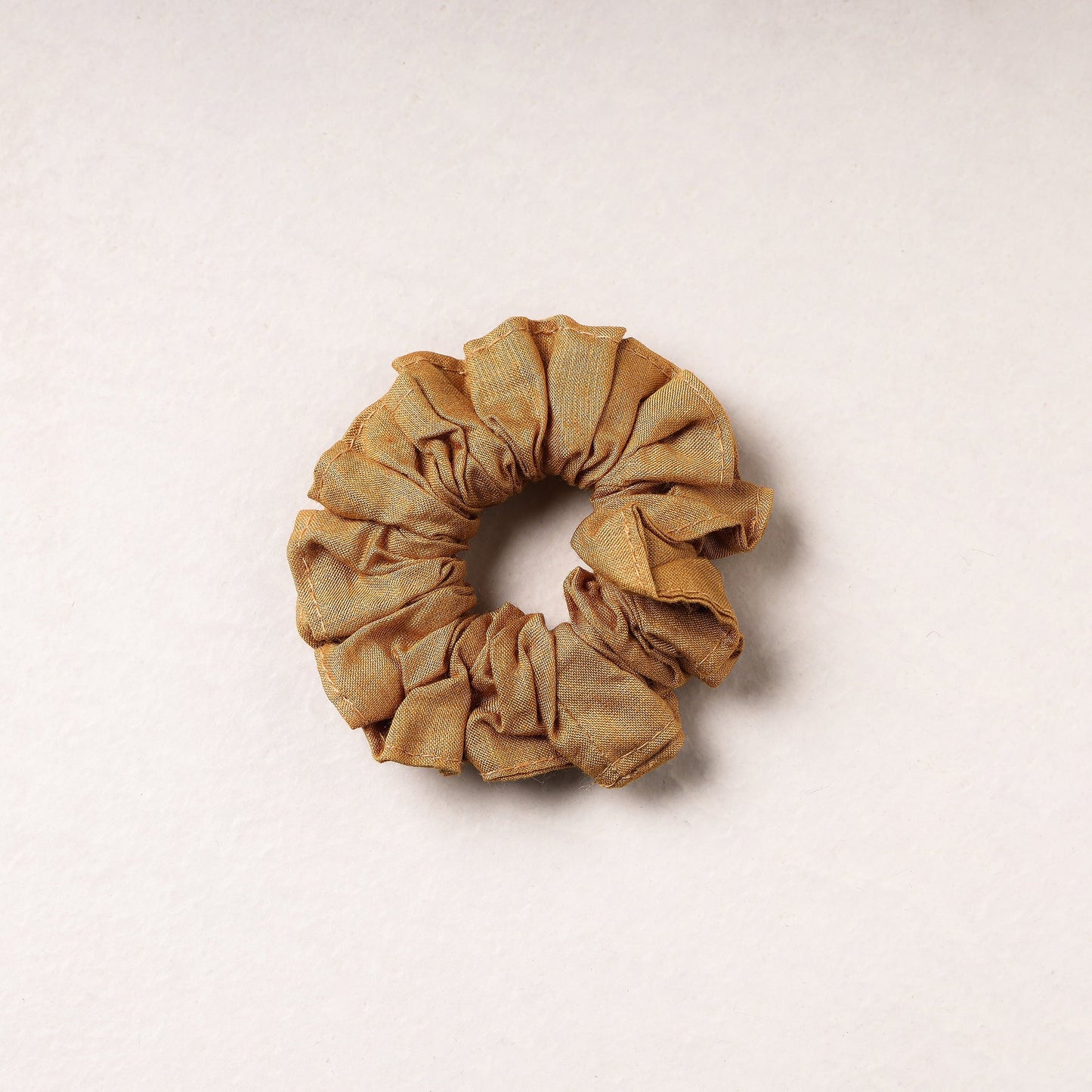   Handmade Tussar Silk Elastic Rubber Band/Scrunchie 