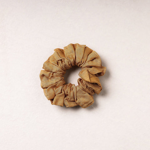   Handmade Tussar Silk Elastic Rubber Band/Scrunchie 