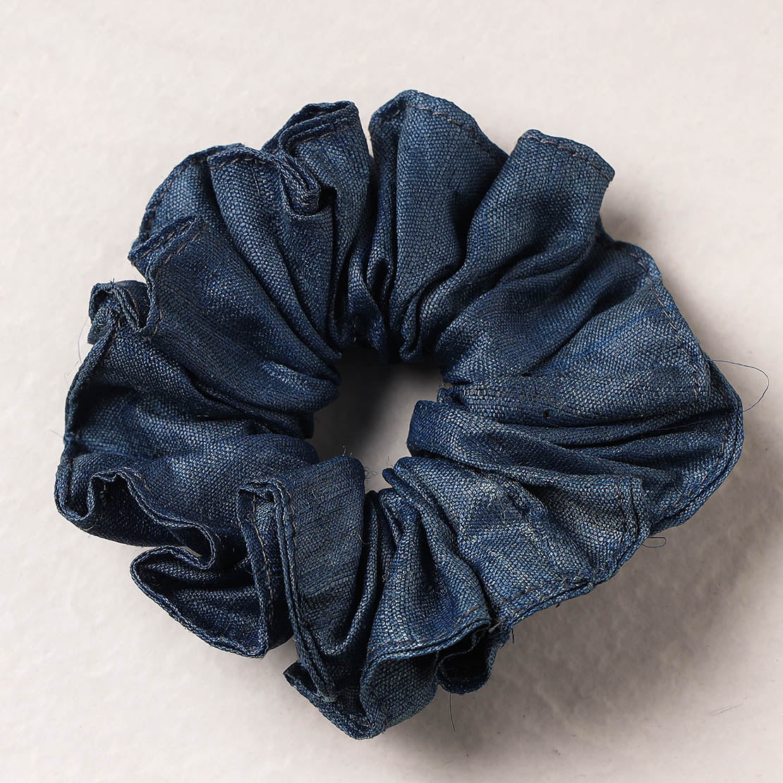  Handmade Tussar Silk Elastic Rubber Band/Scrunchie 