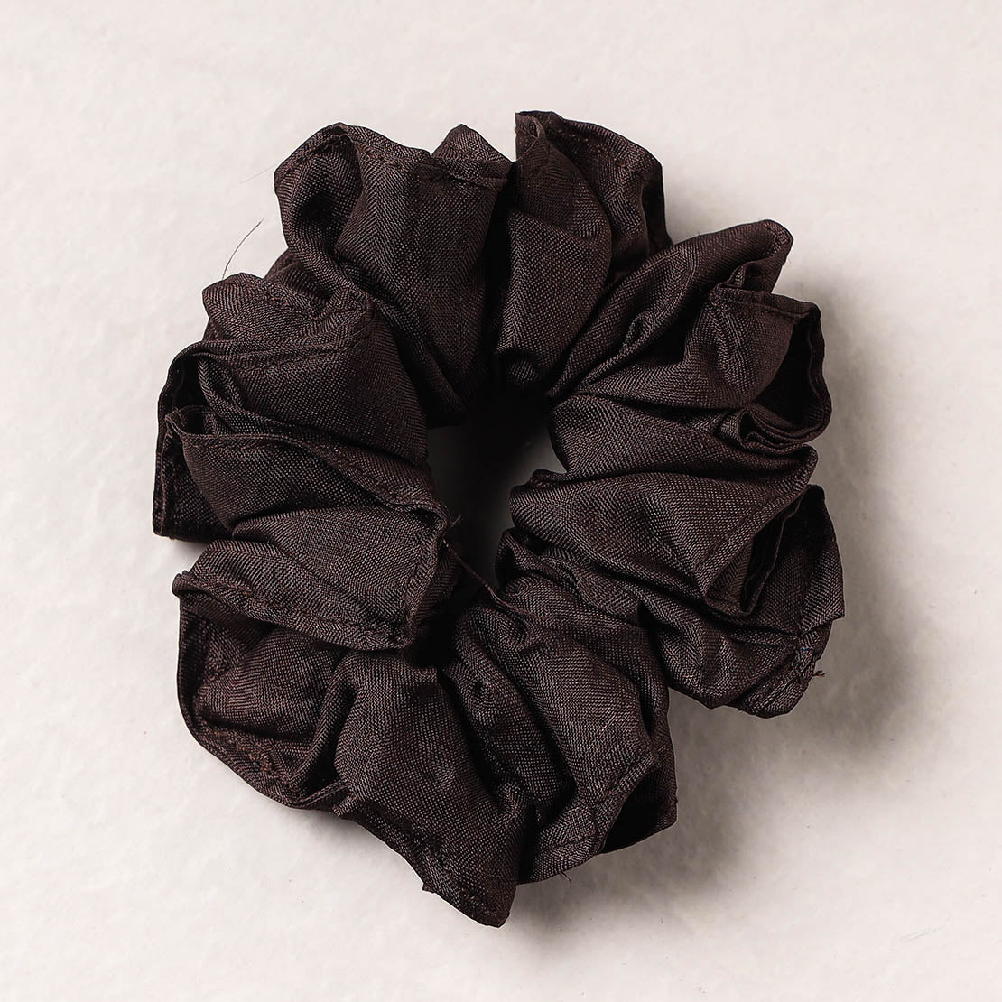   Handmade Tussar Silk Elastic Rubber Band/Scrunchie 