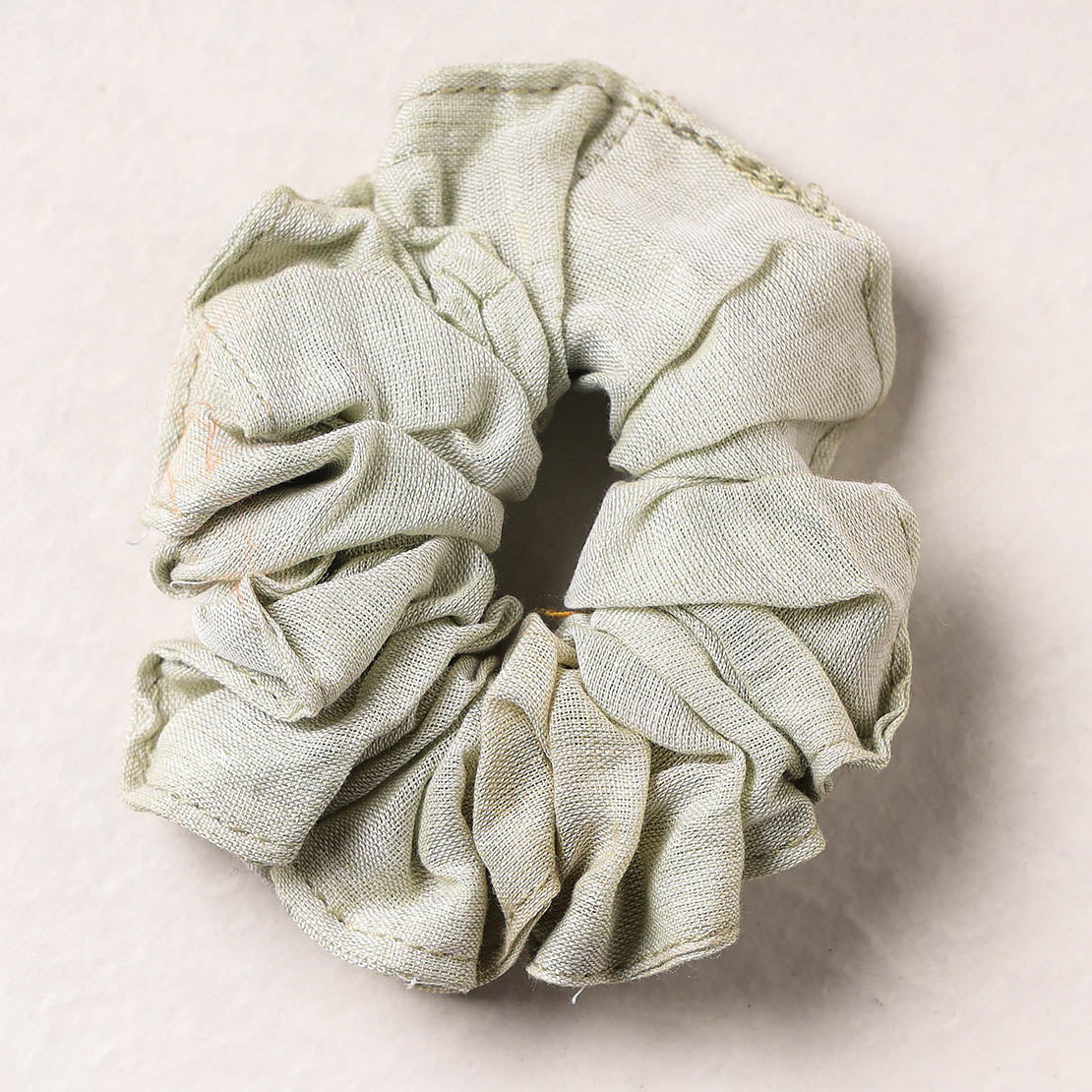   Handmade Tussar Silk Elastic Rubber Band/Scrunchie 