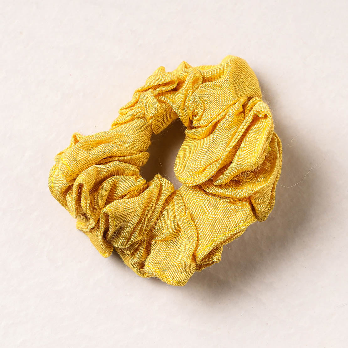   Handmade Tussar Silk Elastic Rubber Band/Scrunchie 