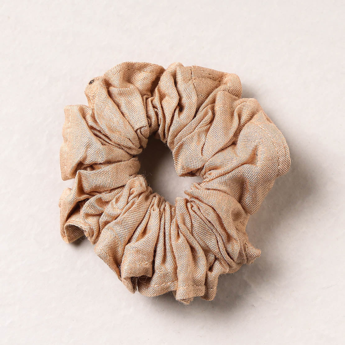   Handmade Tussar Silk Elastic Rubber Band/Scrunchie 