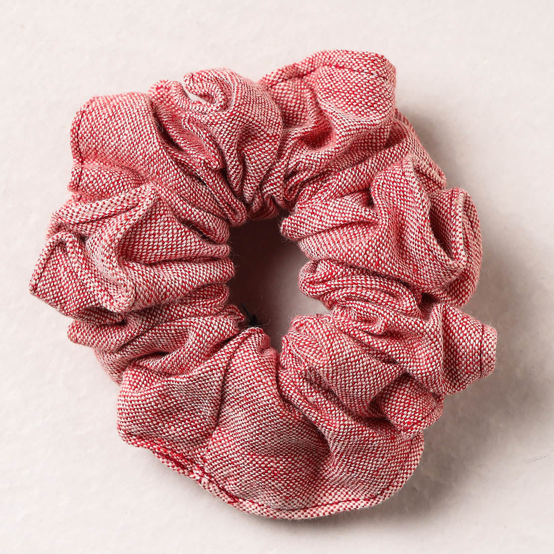   Handmade Tussar Silk Elastic Rubber Band/Scrunchie 