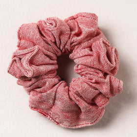   Handmade Tussar Silk Elastic Rubber Band/Scrunchie 
