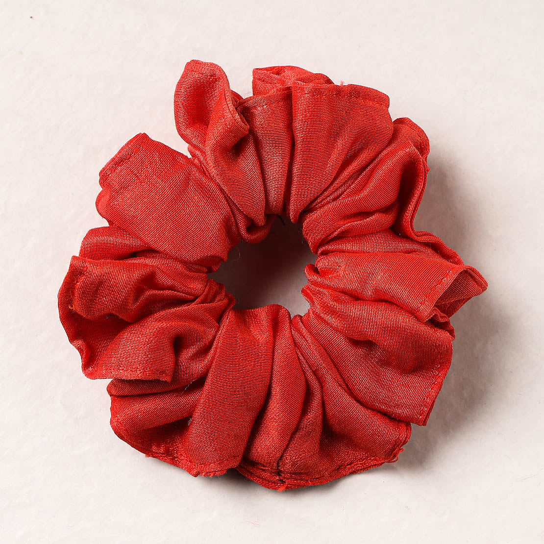   Handmade Tussar Silk Elastic Rubber Band/Scrunchie 