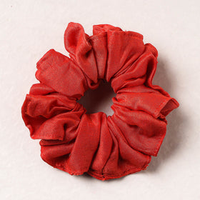   Handmade Tussar Silk Elastic Rubber Band/Scrunchie 