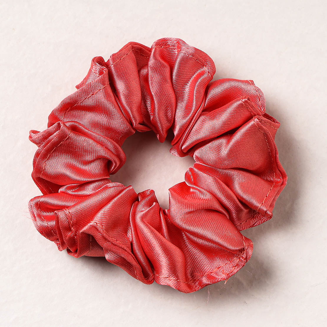   Handmade Tussar Silk Elastic Rubber Band/Scrunchie 