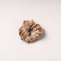   Handmade Tussar Silk Elastic Rubber Band/Scrunchie 