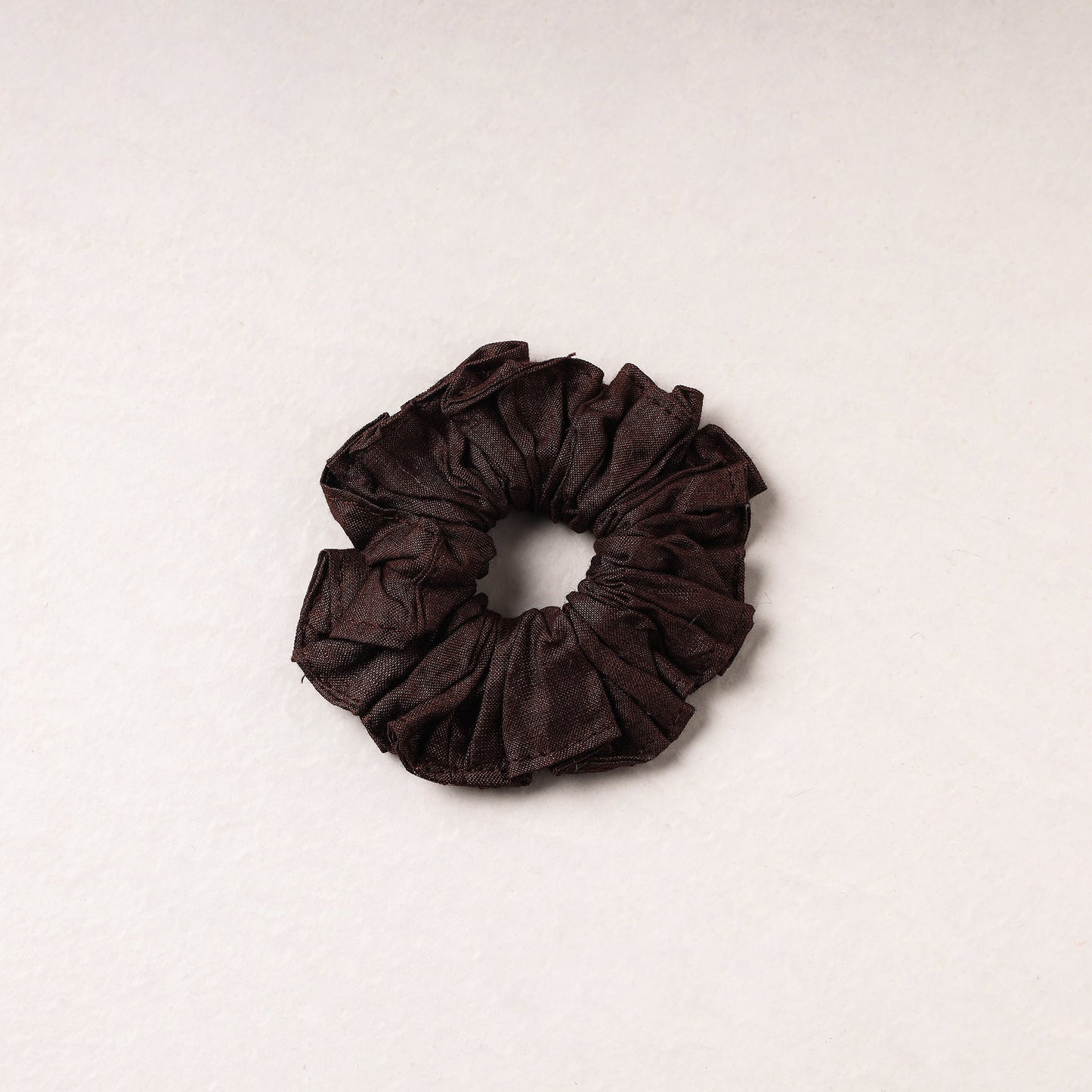   Handmade Tussar Silk Elastic Rubber Band/Scrunchie 