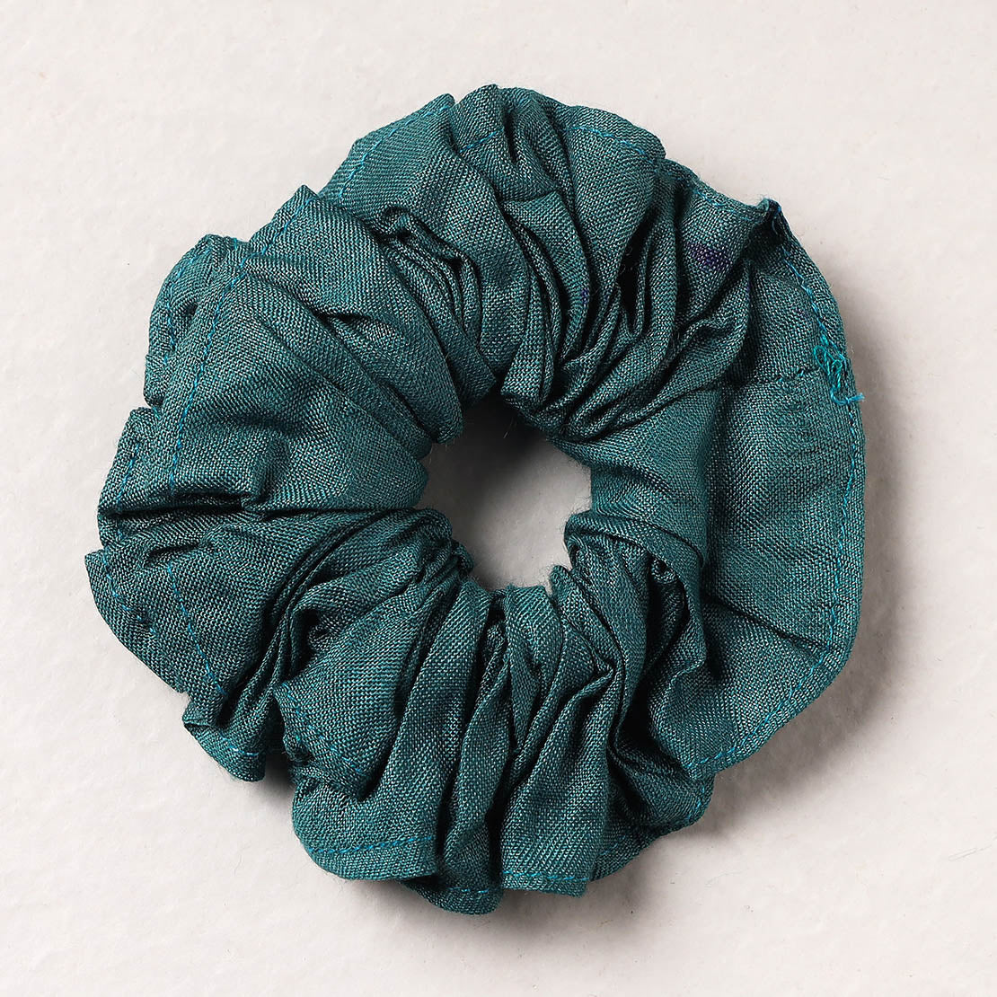   Handmade Tussar Silk Elastic Rubber Band/Scrunchie 