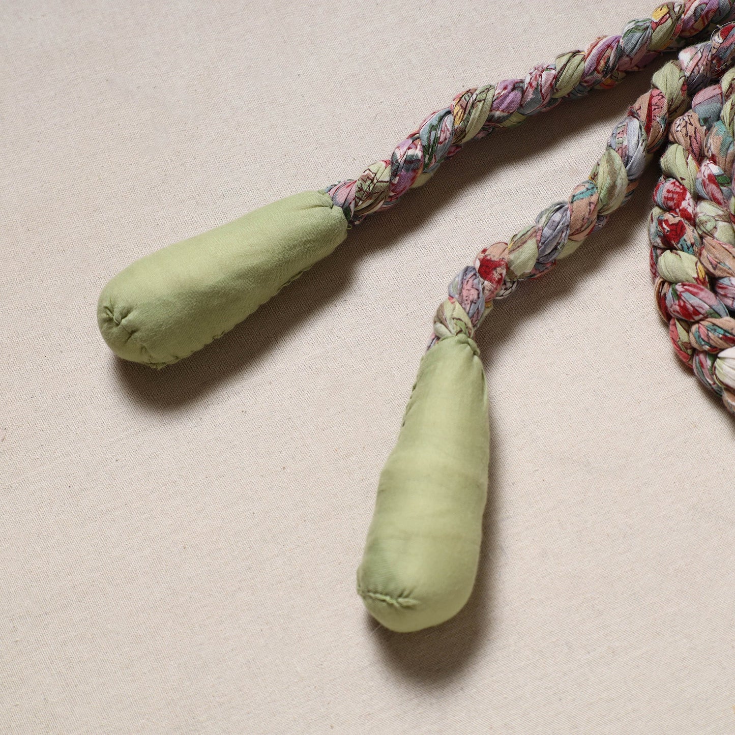  Handmade Upcycled Fabric Skipping Jump Rope 