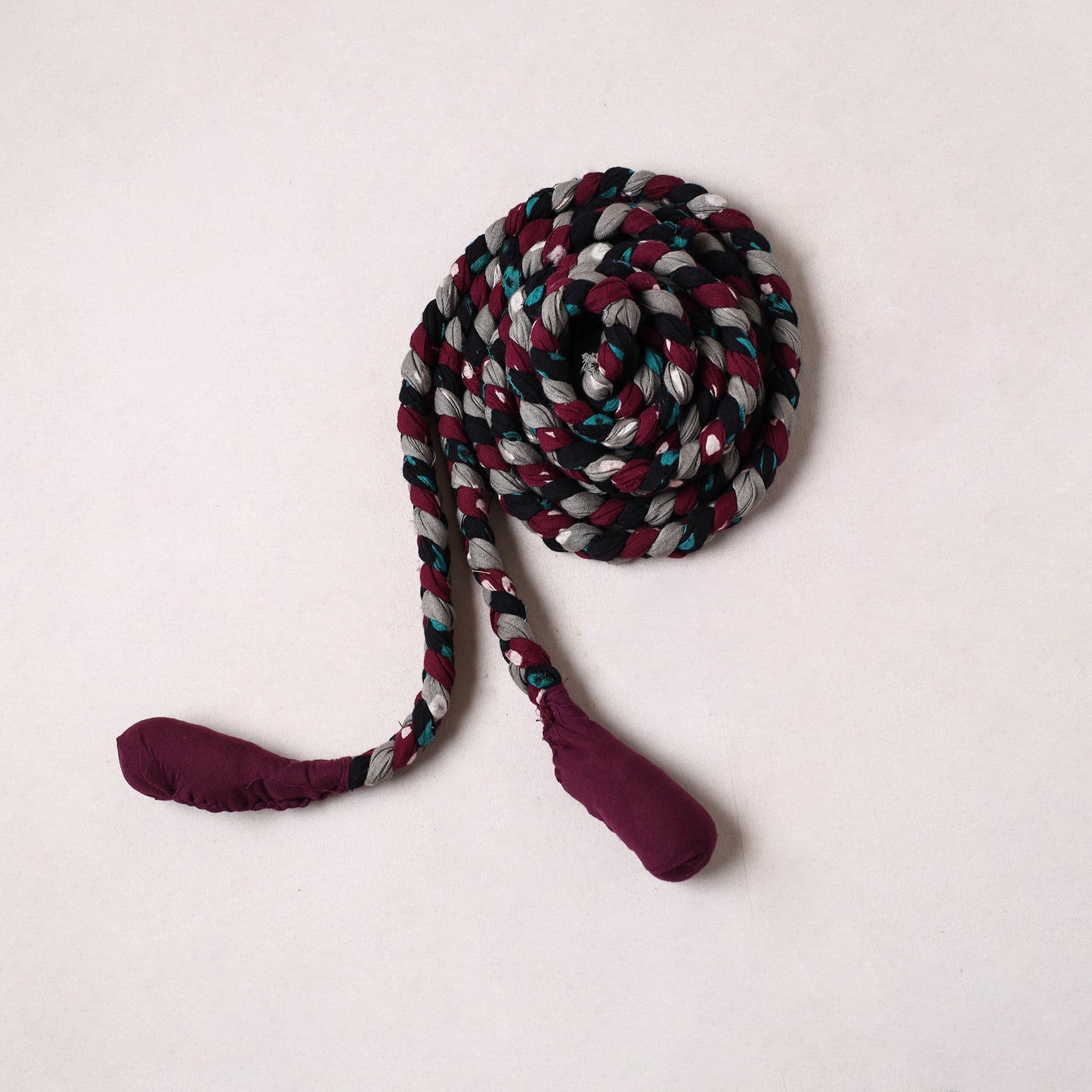  Handmade Upcycled Fabric Skipping Rope 09 
