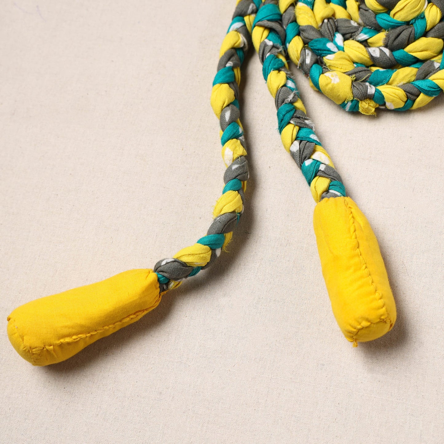  Handmade Upcycled Fabric Skipping Rope