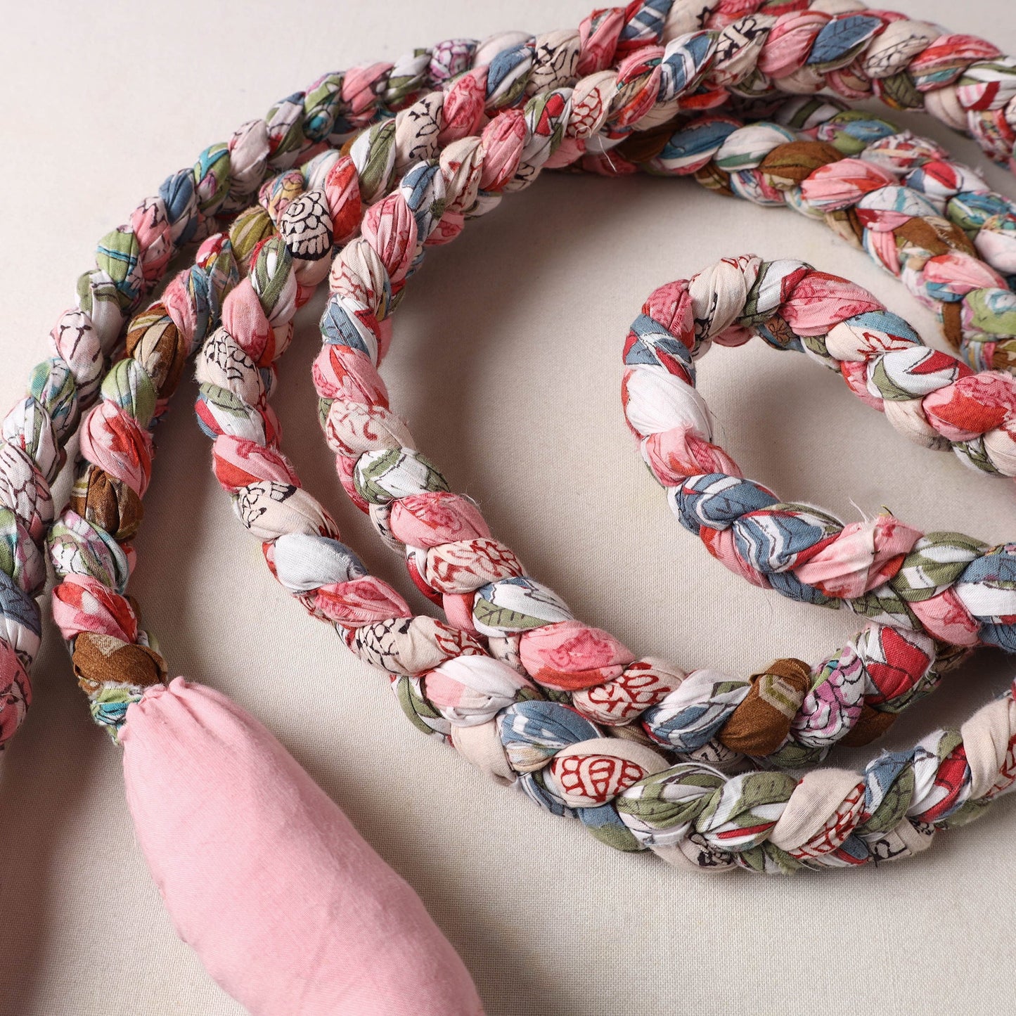  Handmade Upcycled Fabric Skipping Rope 25 