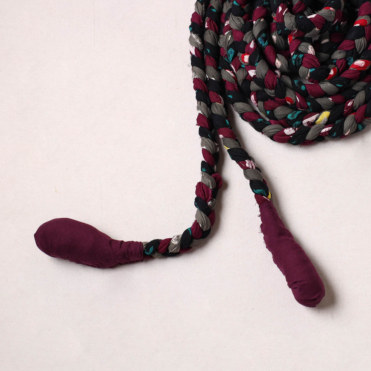 Handmade Upcycled Fabric Skipping Rope 32 