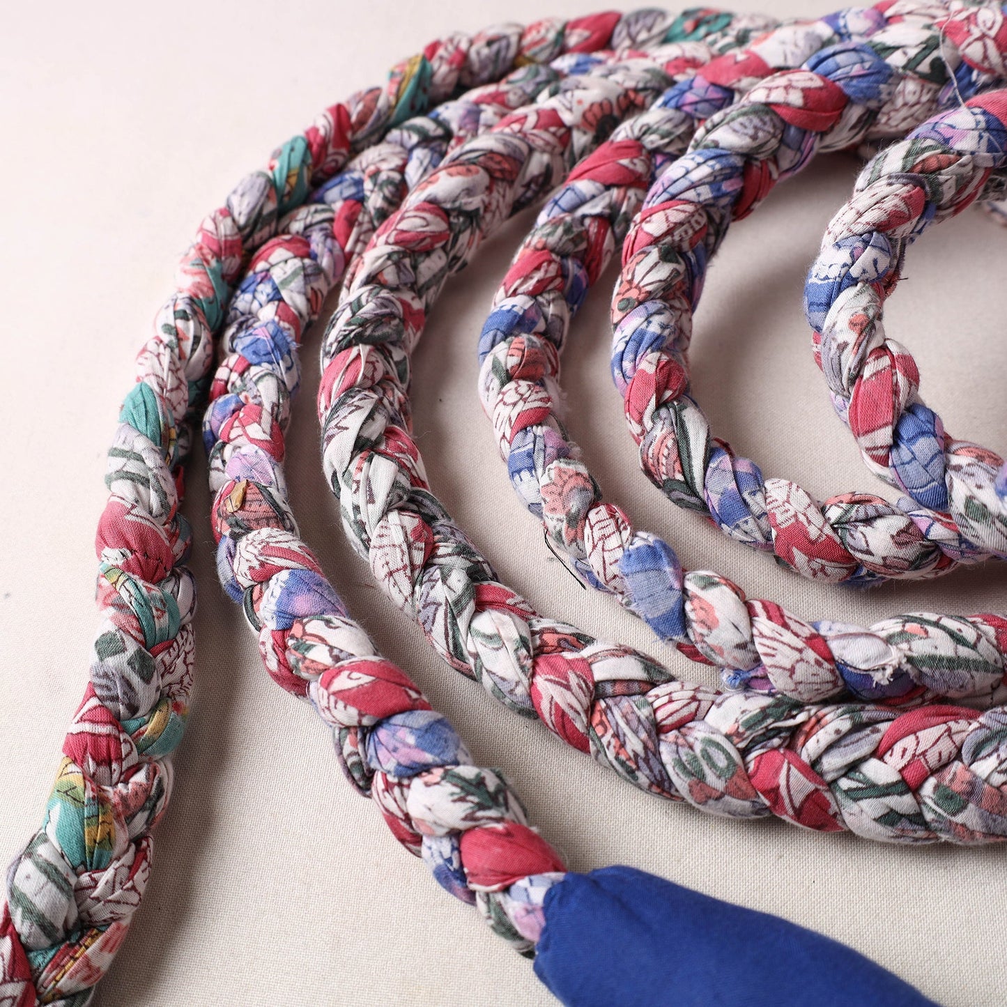  Handmade Upcycled Fabric Skipping Rope 46 