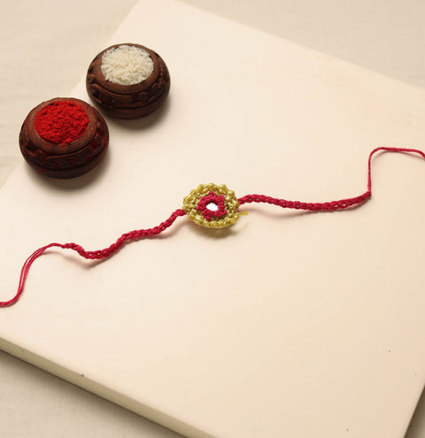Handmade Upcycled Weave Rakhi
