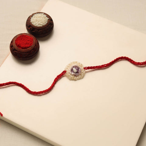 Handmade Upcycled Weave Rakhi