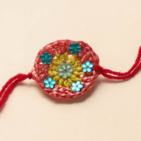Handmade Upcycled Weave Rakhi