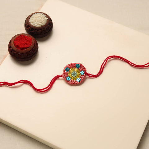 Handmade Upcycled Weave Rakhi