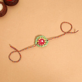  Handmade Upcycled Weave Rakhi by Khamir 