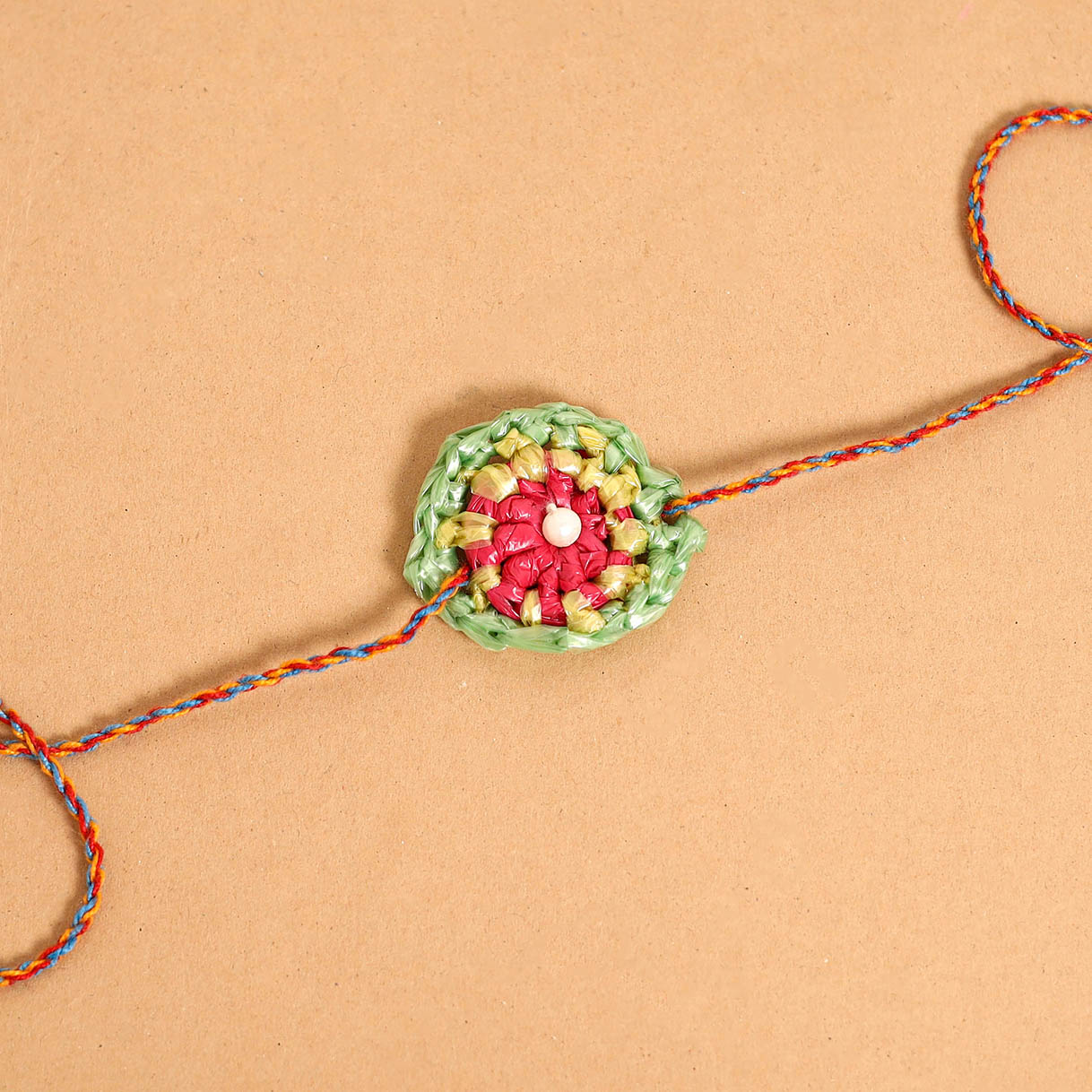  Handmade Upcycled Weave Rakhi by Khamir 