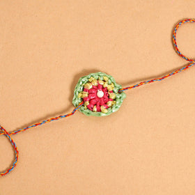  Handmade Upcycled Weave Rakhi by Khamir 