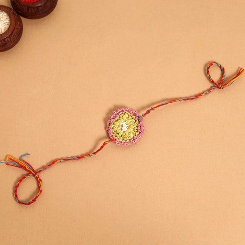  Handmade Upcycled Weave Rakhi by Khamir 