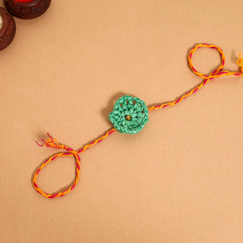  Handmade Upcycled Weave Rakhi by Khamir 