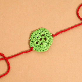  Handmade Upcycled Weave Rakhi by Khamir 