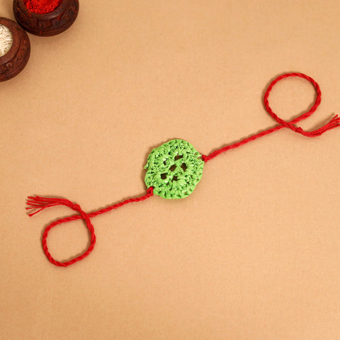  Handmade Upcycled Weave Rakhi by Khamir 