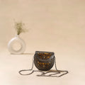 Handmade vintage metal mosaic stone clutch / sling bag 13