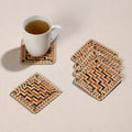  Handmade Water Hyacinth Coasters from Assam (Set Of 6) 