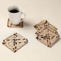  Handmade Water Hyacinth Coasters from Assam 