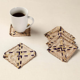  Handmade Water Hyacinth Coasters from Assam 