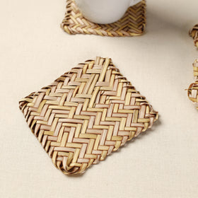  Handmade Water Hyacinth Coasters from Assam 