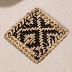  Handmade Water Hyacinth Coasters from Assam (Set Of 6) 