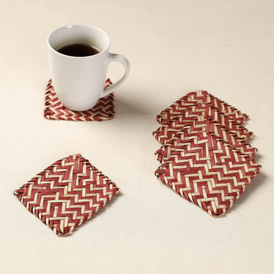  Handmade Water Hyacinth Coasters from Assam 