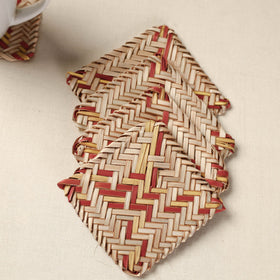  Handmade Water Hyacinth Coasters from Assam 