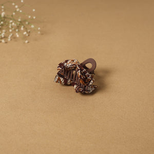 Handmade women’s bow hair claw clip 68 - handcrafted