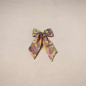 Handmade women’s bow hair clip 08 - handcrafted