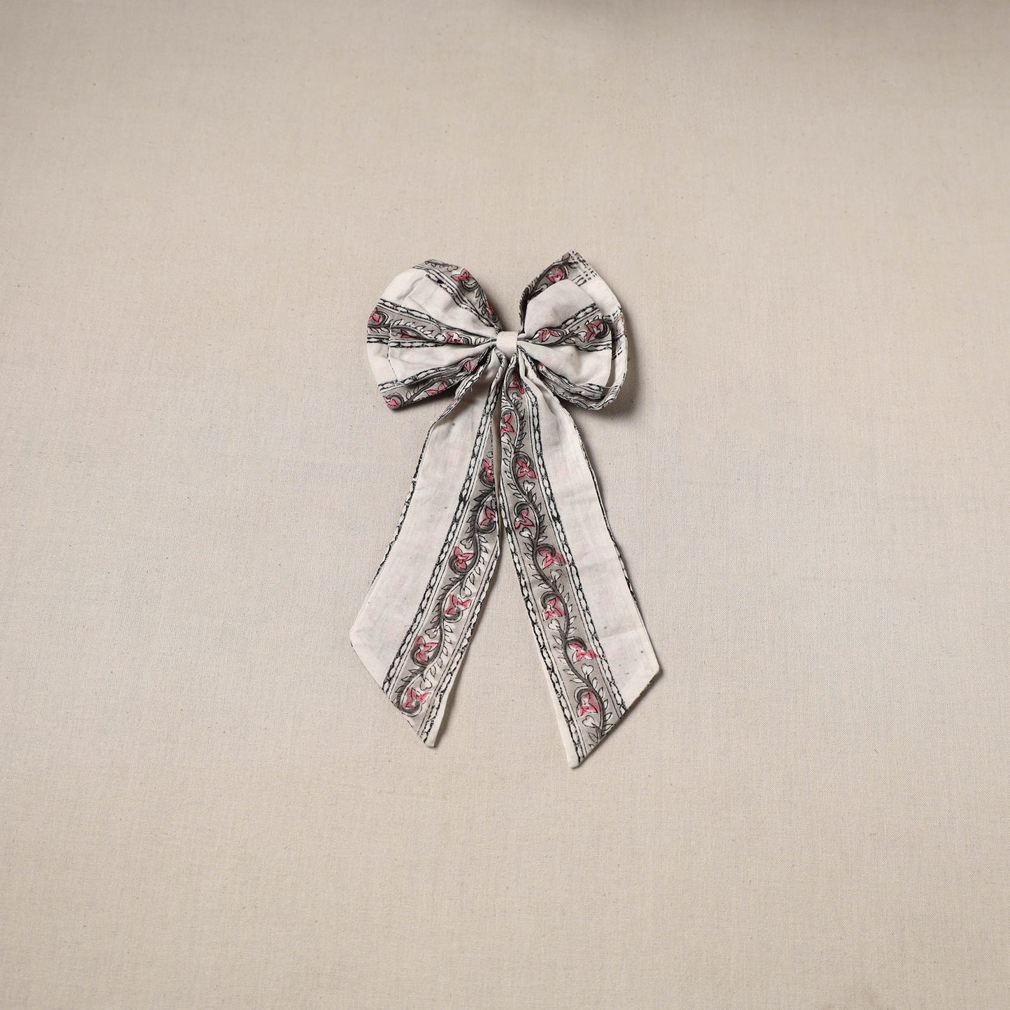 Handmade women’s bow hair clip 15 - handcrafted