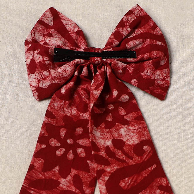 Handmade women’s bow hair clip 34 - handcrafted