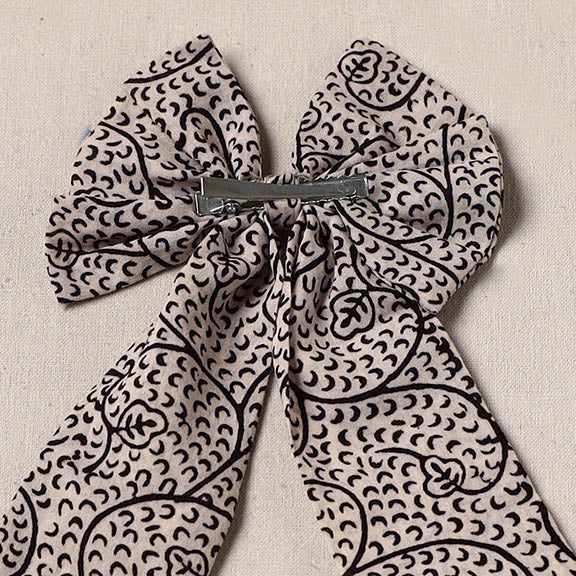 Handmade women’s bow hair clip 36 - handcrafted