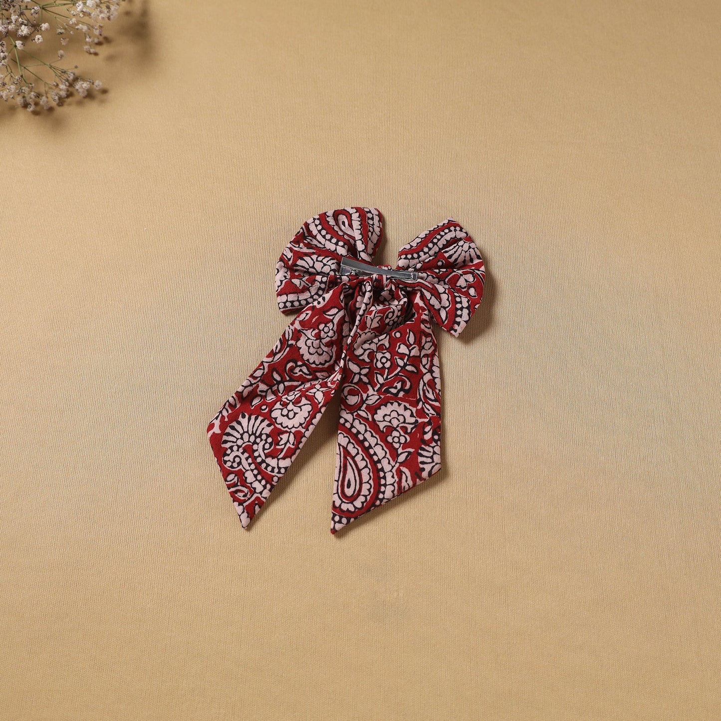 Handmade women’s bow hair clip 38 - handcrafted