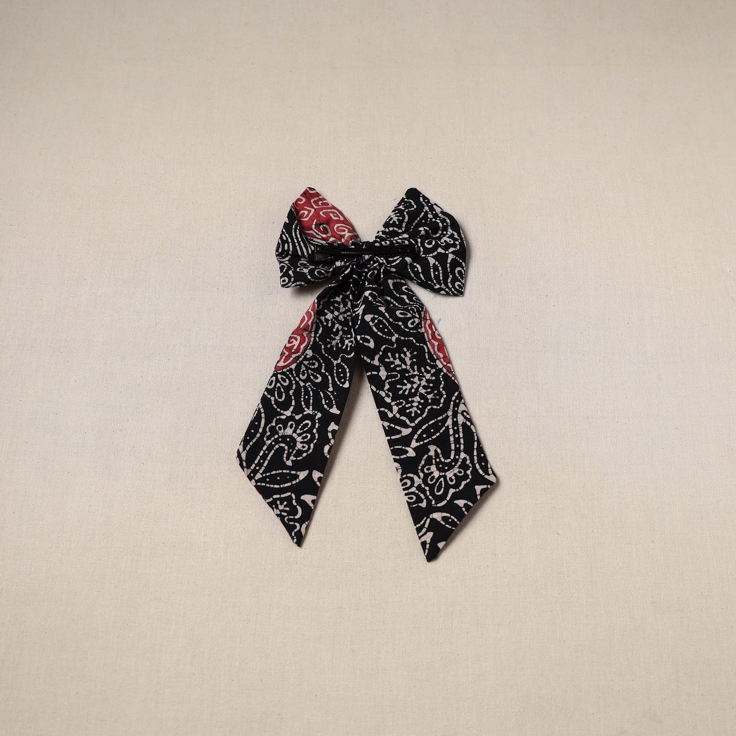 Handmade women’s bow hair clip 39 - handcrafted