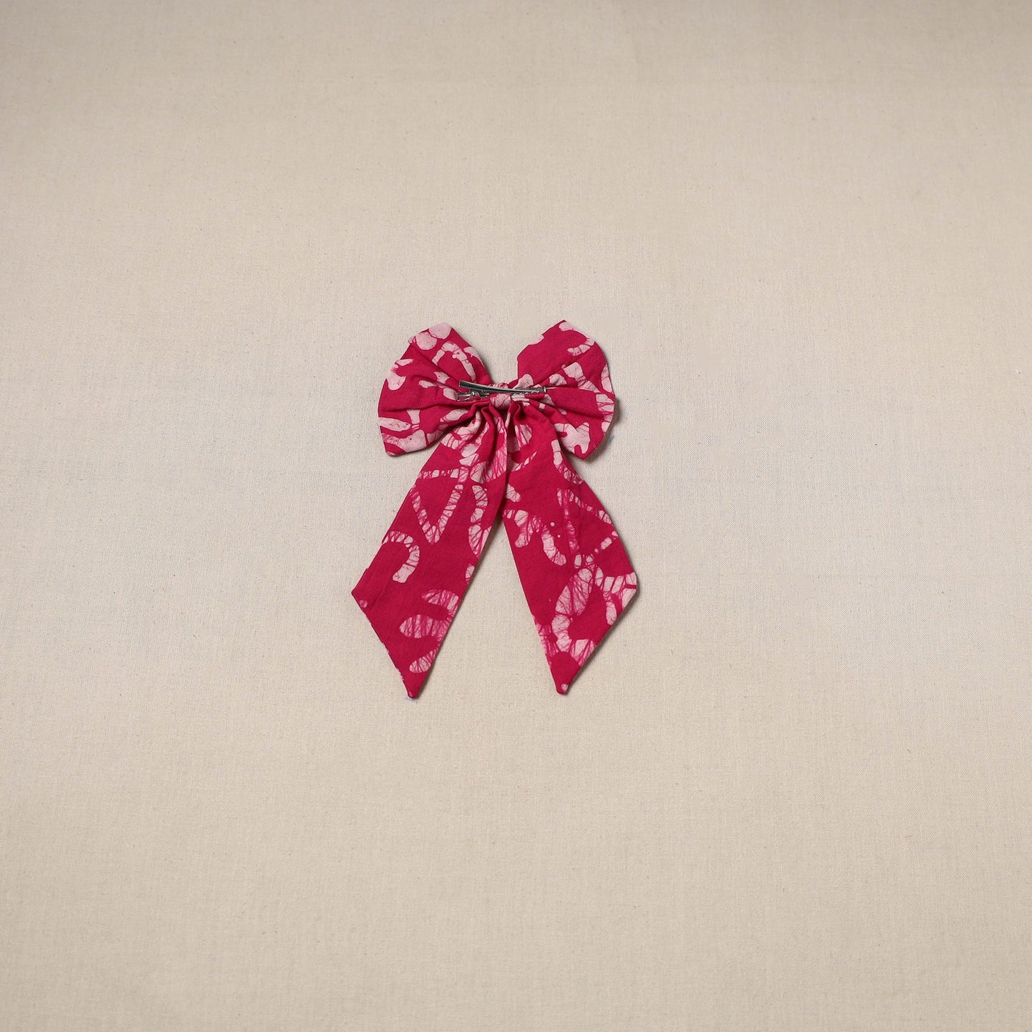 Handmade women’s bow hair clip 40 - handcrafted