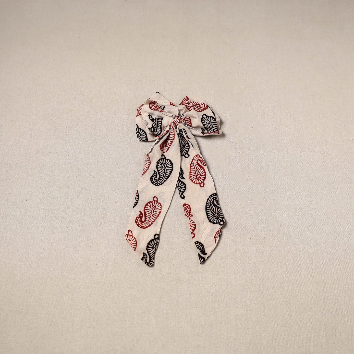 Handmade women’s bow hair clip 55 - handcrafted