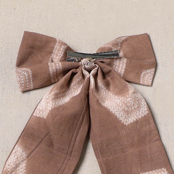 Handmade women’s bow hair clip 56 - handcrafted